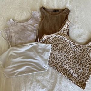 women's neutral tank top bundle